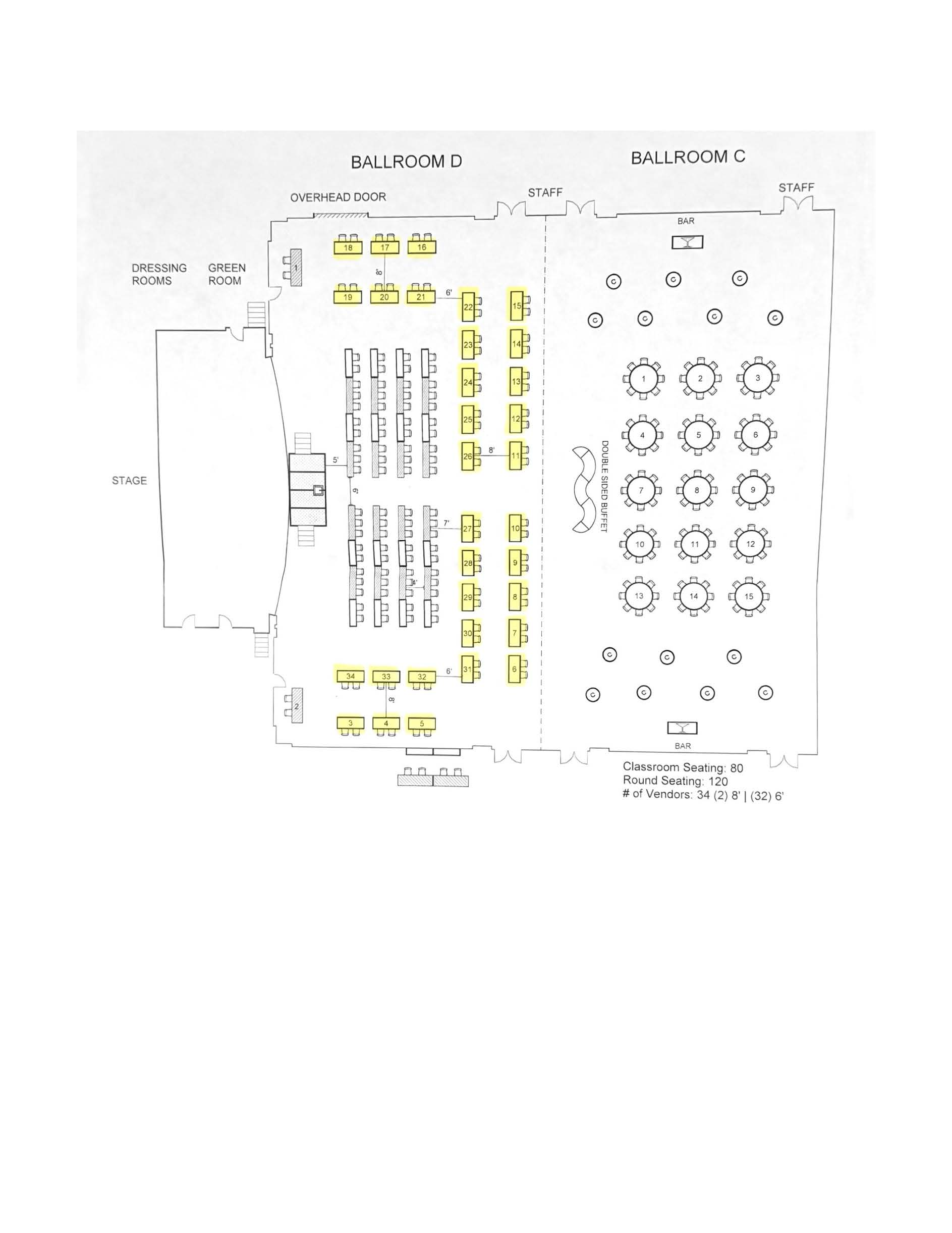 exhibitor floor plan